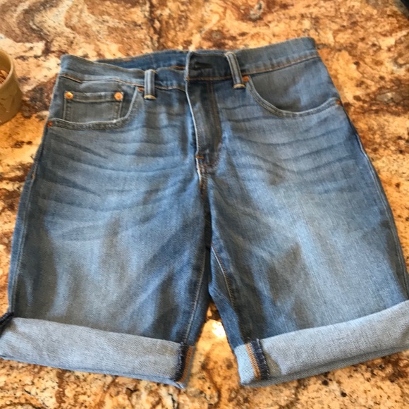 levi's mens denim shorts